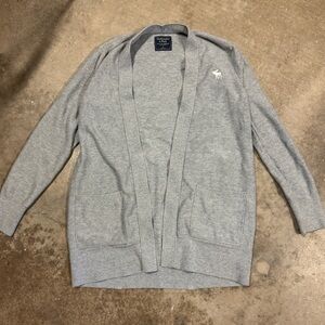 Abercrombie & Fitch grey cardigan